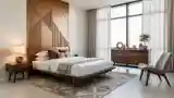Sophisticated Mid-Century Modern Sypialnia