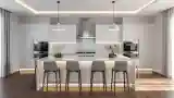 Minimalist Kitchen with Marble
