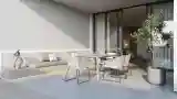 Mieszkanie minimalistyczne z tarasem