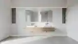 Modern Bathroom with Wood Accents