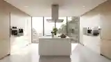 Minimalist Kitchen with Wood and Stone