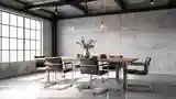 Wnętrze przemysłowe do jedzenia
