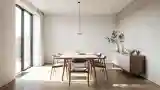 Minimalistowy Salon Do Jedzenia