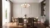 Wnętrze Jadalnia w Stylu Nowoczesny Klasyczny