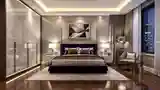 Glamour Bedroom with Velvet Accents
