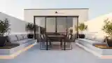 Minimalist Terrace with Elegant Ambiance