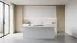 Nowoczesna Kuchnia z Drewnem i Betonem