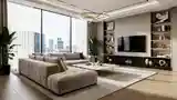 Luxury Living Room with City View