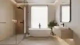 Japandi Luxury Bathroom Retreat