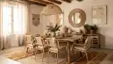 Luxury Bohemian Dining Room