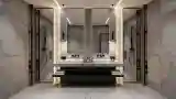 Minimalist Industrial Bathroom Design