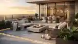 Luxury Terrace with City View