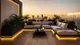 Luxusowy Terras z Wizją Miasta