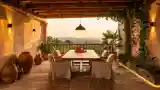 Elegant Rustic Terrace Dining
