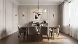 Wnętrze Jadalnia w Stylu Nowoczesny Klasyczny