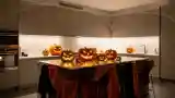 Minimalist Halloween Kitchen