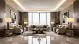 Prestiżowy salon w stylu nowoczesnym