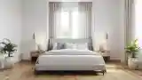 Sufitowy sen w jasnym minimalistycznym wnętrzu