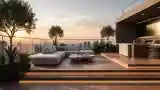 Modern Luxury Terrace View