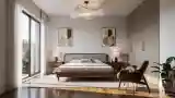 Luxurious Bedroom with Wooden Accents