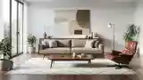 Luminous Mid-Century Modern Living Room