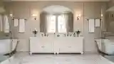 Elegancka łazienka z marmurem