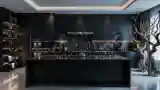Elegant Black Kitchen