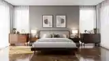 Serene Sleep in Walnut & Gray Elegance