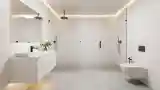 Minimalist Bathroom in White