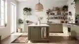 Bohemian Kitchen with Patterns