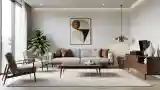 Exquisite Mid-Century Modern Living Room