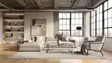 Luksusowy Loft z Betonem i Drewnem