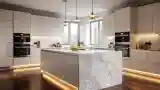 Glamorowy Kuchnia Marmurowa