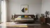 Słoneczny Pokój Ślubny w Stylu Mid Century