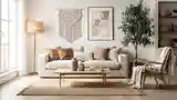 Elegancki Pokój W Spałym Stylu Boho