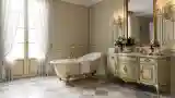 Klasyczna łazienka w stylu francuskim