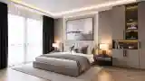 Modern Luxury Bedroom with Sophisticated Textures