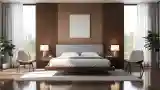 Luxurious Bedroom with Wood Accents