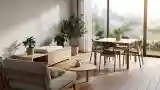 Terrasa Japandi z Drewnem