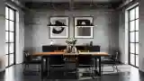 Industrial Dining Room Elegance