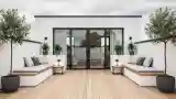 Wood-Floor Terrace Lounge