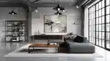 Industrial Living Room Elegance