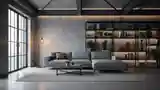 Elegant Industrial Living Room