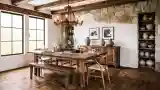 Luxurious Rustic Dining Room