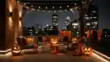 Industrial Terrace with Halloween Vibes