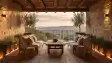Rustic Terrace Elegance
