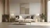 Salon w stylu minimalistycznym