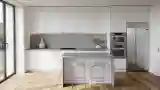Minimalistna Kuchnia z Wysoką Klasy