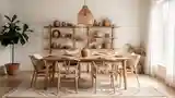 Elegancka Sala Jedzeniowa w Stylu Bohemian