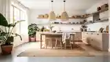 Elegancki Kuchnia Boho